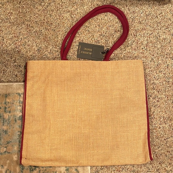 Mona B “Blame It On My Gypsy Soul” Burlap Tote Bag - NWT - Picture 4 of 6